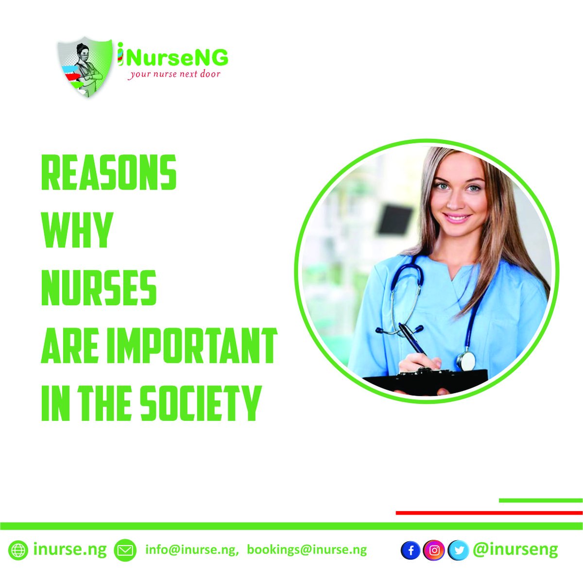 inurseNG's tweet photo. Nurses are Important in the Society. See why!! 
#nurses #Hospital #health #MedicareForAll #MedTwitter #WCW #Health #healthcare #HealthcareWorkers https://t.co/YMR6Tc6J8u