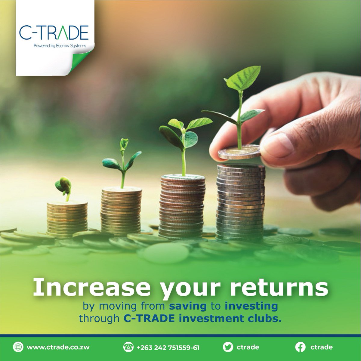 CTRADEmobile's tweet photo. Move from saving to investing and increase your returns. https://t.co/G4g9WlojZ6