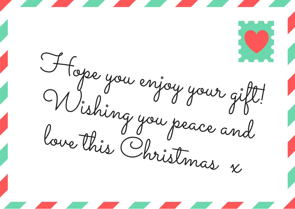 WatfordSa's tweet photo. Hereβs another note from one of our Christmas Present Appeal gifts!
#watford #giftmessage #christmaspresent #salvationarmy #watfordsallyarmy #thankyounote #smallacts #loveletter #blessed https://t.co/C5PmjpM3za