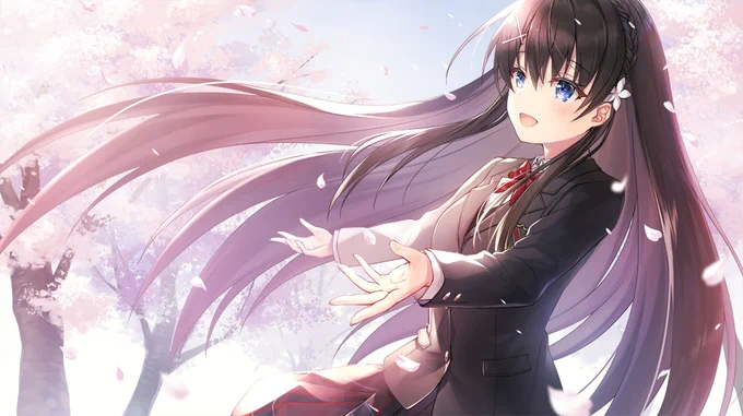 電撃文庫様より発売中の『隣のクーデレラを甘やかしたら、ウチの合鍵を渡すことになった』著:雪仁先生(@yu_ki_hi_to)のイメージソング【春歌終冬】ミュージックビデオのイラストを描かせていただきました🌸

電撃文庫様
https://t.co/kmcDx3T9Jw

ミュージックビデオ
https://t.co/wtEaVvqeko 