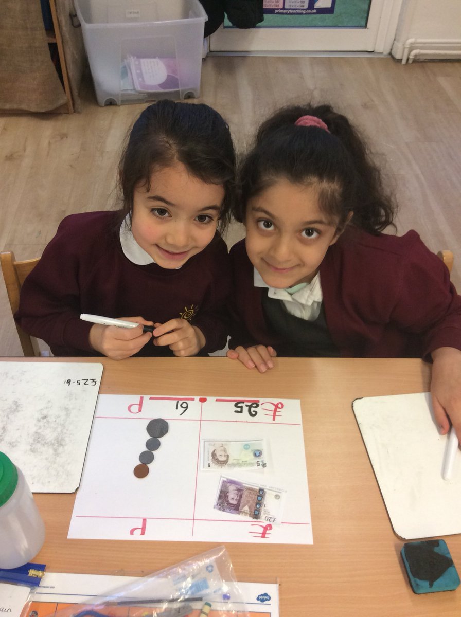 St_JamesYear2's tweet photo. This week, Year 2 have been learning all about money. We have explored the features of the different coins and notes that we use and have done a great job with adding different amounts! 💰 https://t.co/7eKml5SeHE