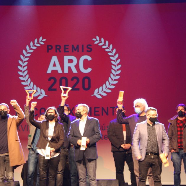 MasterEventsM's tweet photo. 🎤 #PremisArc2020 @arcatalunya a la @BARTSbcn amb públic https://t.co/N3fVEWy8aX