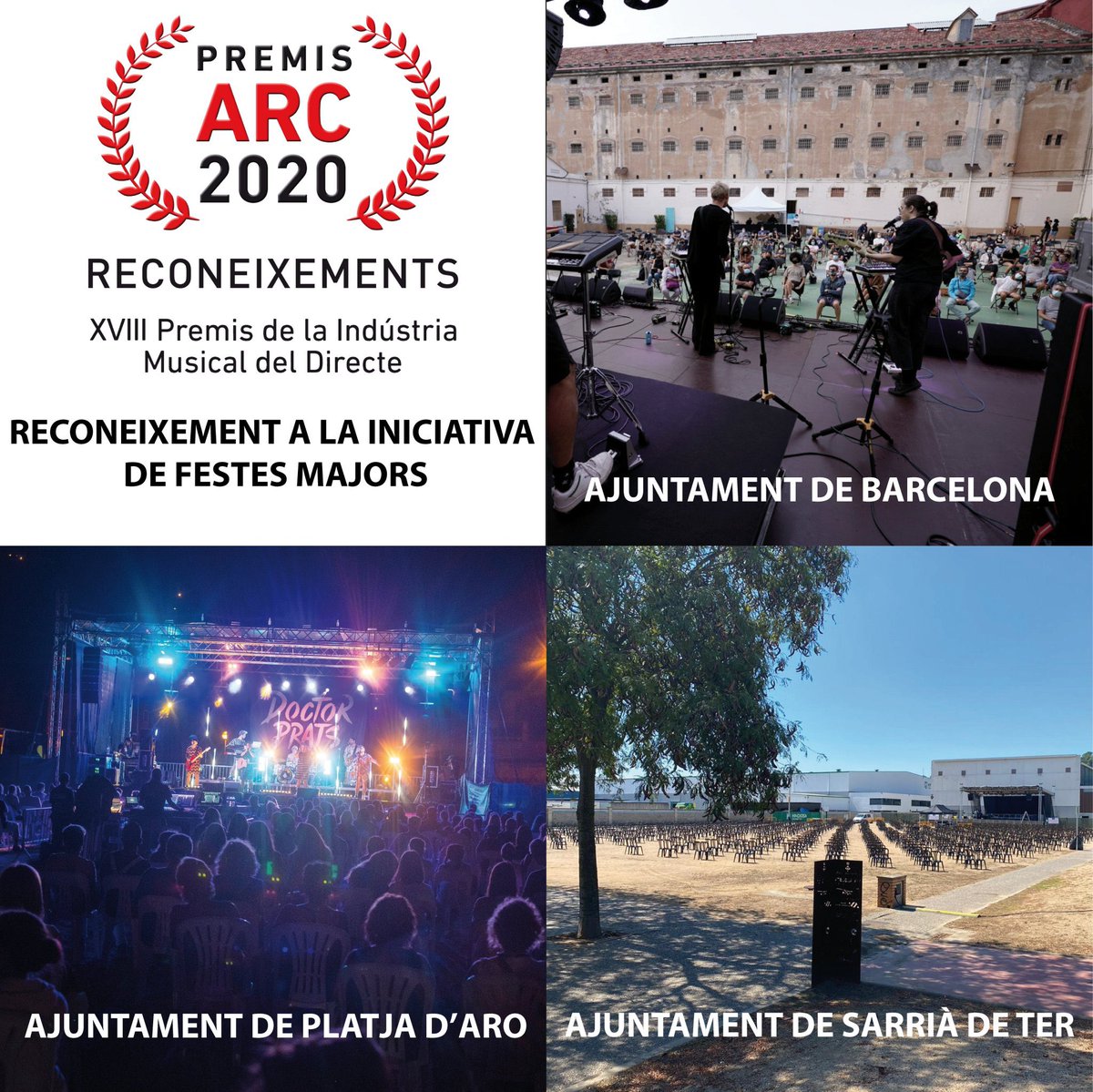 MasterEventsM's tweet photo. 🎤 #PremisArc2020 @arcatalunya a la @BARTSbcn amb públic https://t.co/N3fVEWy8aX