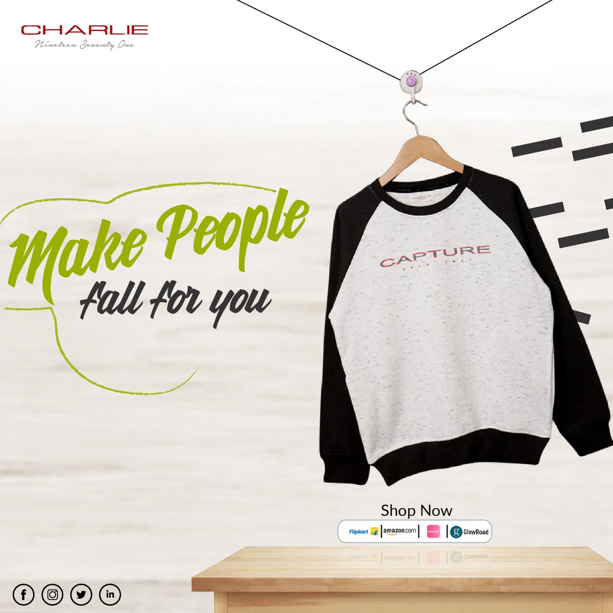 CharlieIndiaa's tweet photo. Get ready to dress like urbane people. Charlie brings apparel for men and women. Our premium apparel is ideal for like. Order your favourite product online from our official sites or other leading sites such as Flipkart.
#fashion #online #onlineshopping #style #winter #wintertime https://t.co/2EO1h1XFQu
