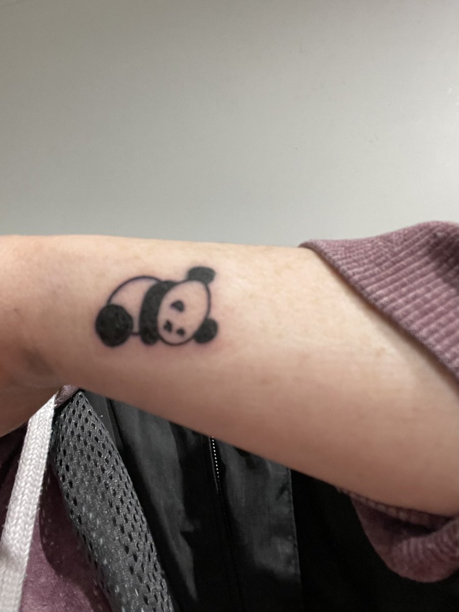 My cute little panda tattoo, image size:900x1200