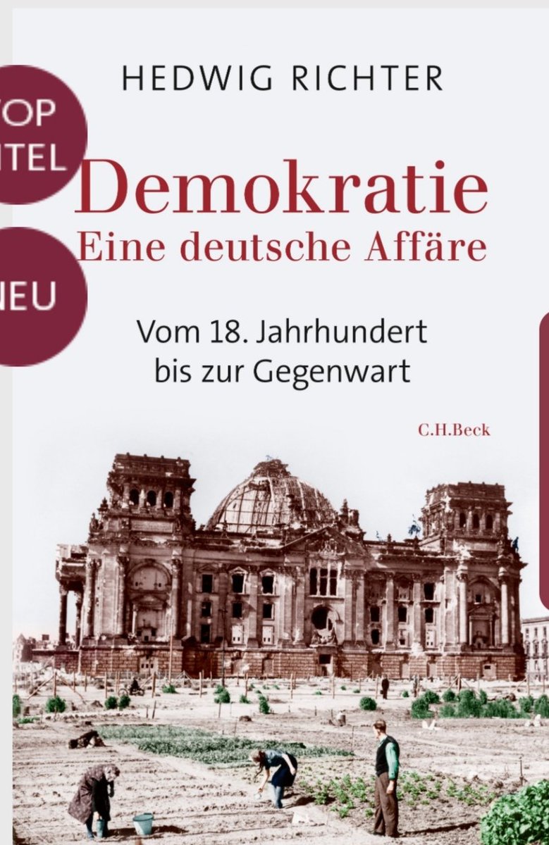 #coronaverlosung 215: Schon die 3. Auflage? Dann kann es ja nicht so schlecht sein.. 😉: <a href="/RichterHedwig/">Hedwig Richter</a> spendet noch einmal ein Exemplar ihrer Demokratiegeschichte (<a href="/CHBeckLiteratur/">C.H.Beck Literatur</a>). Vielen Dank! Teilnahme per RETWEET, Verlosung am Abend. Viel Glück! 😊