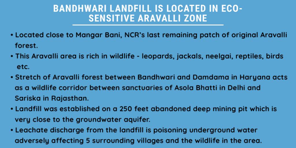 #RemoveBandhwariLandfill to #SaveWildlifeHabitat 
Bandhwari landfill located on 30 acres of Aravalli forest land is severely threatening wildlife living in this region @moefcc @cmohry @HaryanaTweets @PMOIndia @prernabindra #ThrowOutEcoGreen #EnforceSWMrules #AravalliBachao