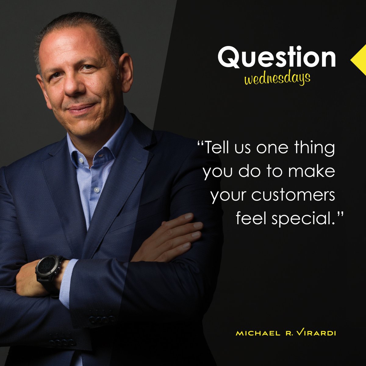Michael_Virardi's tweet photo. One of the things implemented early on in my career, was to make sure I give something tangible to each person that attends my workshops and seminars.
The best way to differentiate myself from the rest is to provide a memorable customer experience.
#MVirardi #QuestionWednesday https://t.co/9L25HXRcNu