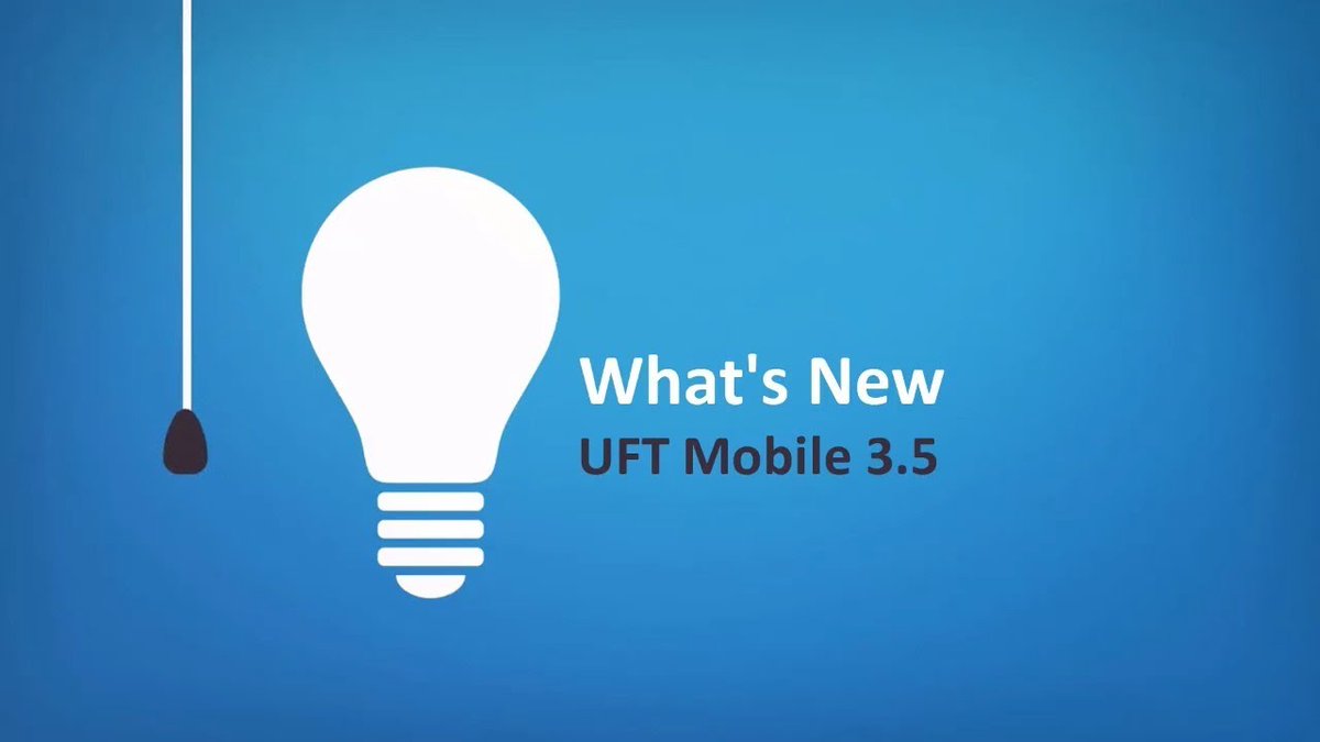 What's new in #UFT Mobile 3.5? Check it out for yourself and see key new features in this short video by @MicroFocusDev! #Testing #MobileTesting #TestAutomation #ExploratoryTesting bit.ly/3agGUkU #TeamMicroFocus