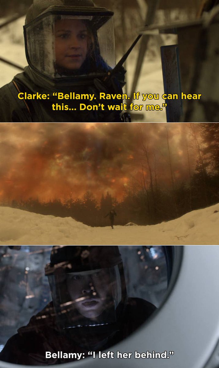 12. The 100: When the world was ending and everyone raced to get on the rocket.