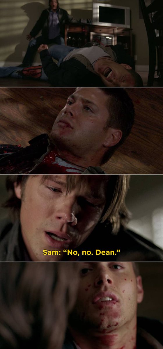 13. Supernatural: When Dean was attacked by hellhounds and Sam couldn't help him.