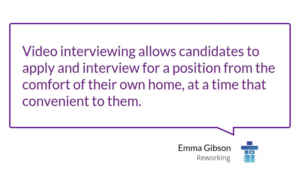 Reworking_App's tweet photo. What is an online video interview?
▸ https://t.co/cDjRTgsN5D
@WCICtech
#OnlineVideoInterview #OnlineVideoInterviewing #VideoInterviewing #VirtualInterview https://t.co/H6YbOHgweB