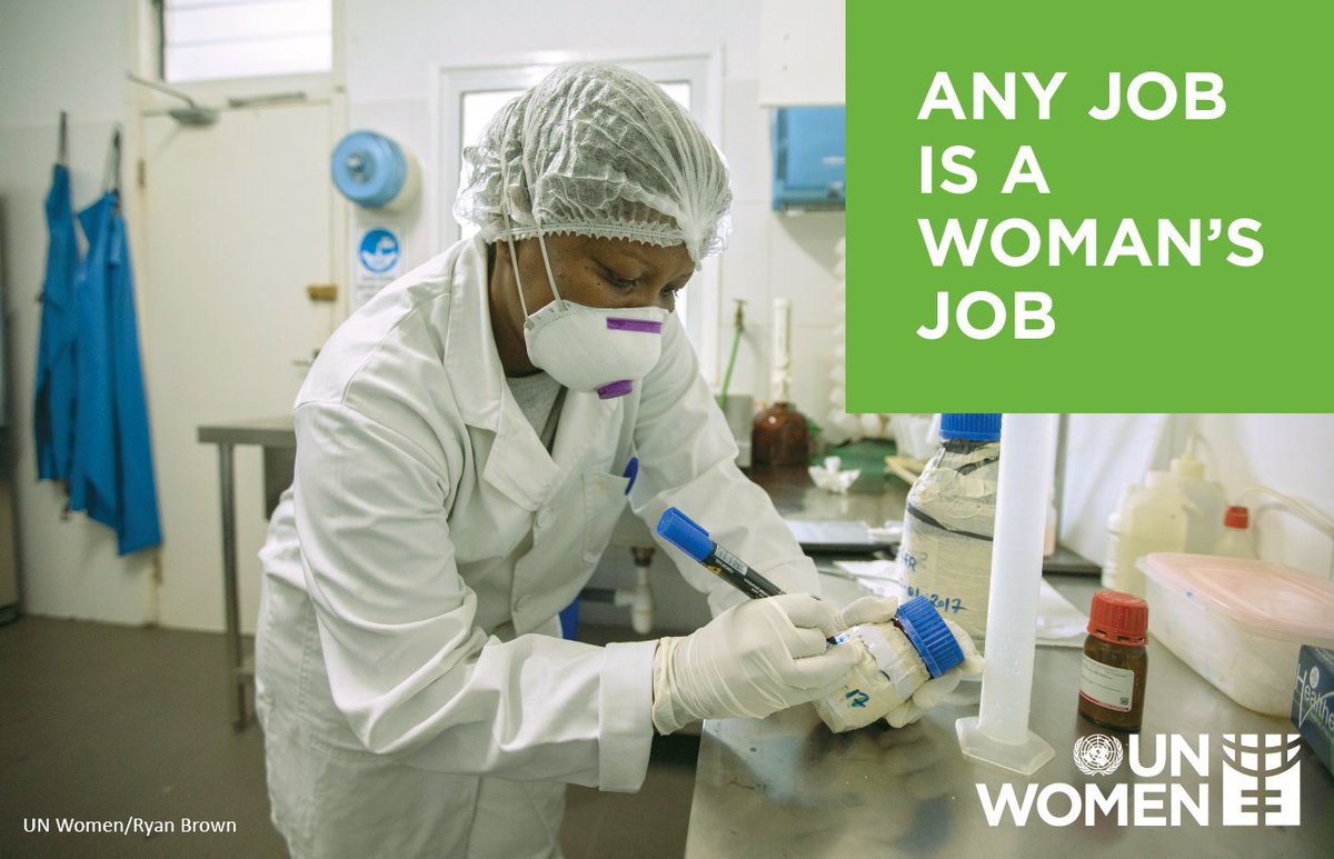 Any job is a woman's job.
Any job is a woman's job.
Any job is a woman's job.
Any job is a woman's job.
Any job is a woman's job.