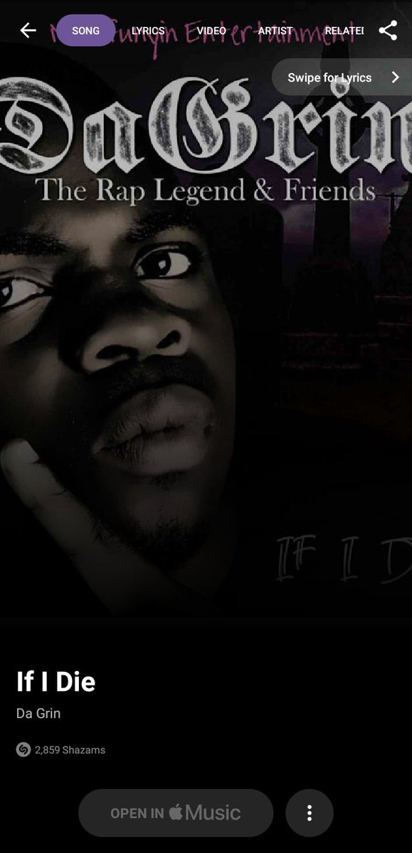 8. Dagrin Barrack O’ Grin as he is popularly called started his music career in 1994 and died in 2010, he paved way for so many people to find their voices in the genre of indigenous rap. In his song "If i Die", he discussed his death. He said if he dies people should not cry.