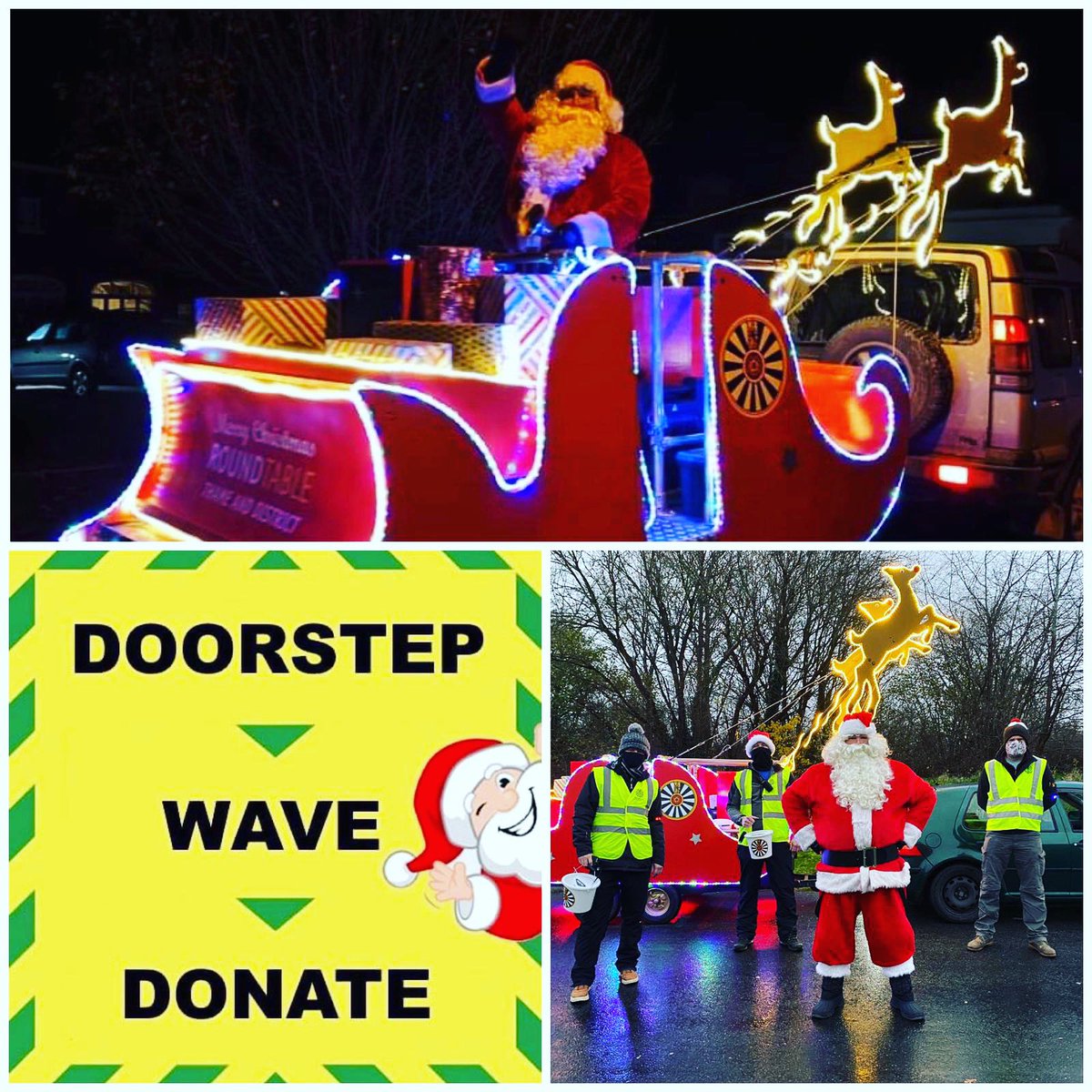 Ho Ho Ho!

Blackbird Leys tonight..... 6-8pm....

Track Santa here:

oxfordsanta.pentangle.co.uk

👋 Doorstep. Wave. Donate. 👋

📲 To donate £5 text “OXRT” to 70970.

👩‍💻 To donate any amount you choose, head to this link ⬇️
tinyurl.com/y6yh484g