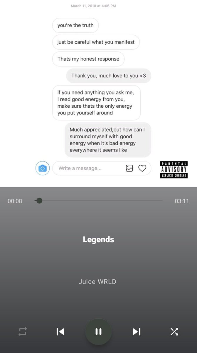 7. Juice WRLD Jared Higgins died on Dec. 8 2019, But the weirdest thing about the entire situation is that he predicted his own death . In a song titled "Legends" he said “What’s the 27 Club? We ain’t making it past twenty-one. I been going through paranoia…”Coincidence?