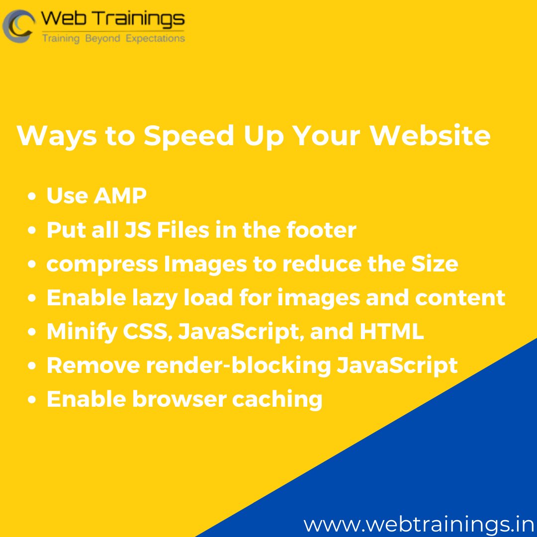 webtrainings's tweet image. How To Improve Page loading time
Think that speeding up your website isn’t important?

A few extra seconds could have a huge impact on your ability to engage visitors and make sales.

#Speed #LoadingTime #Pageloadspeed #webtrainings #ImroveSpeed