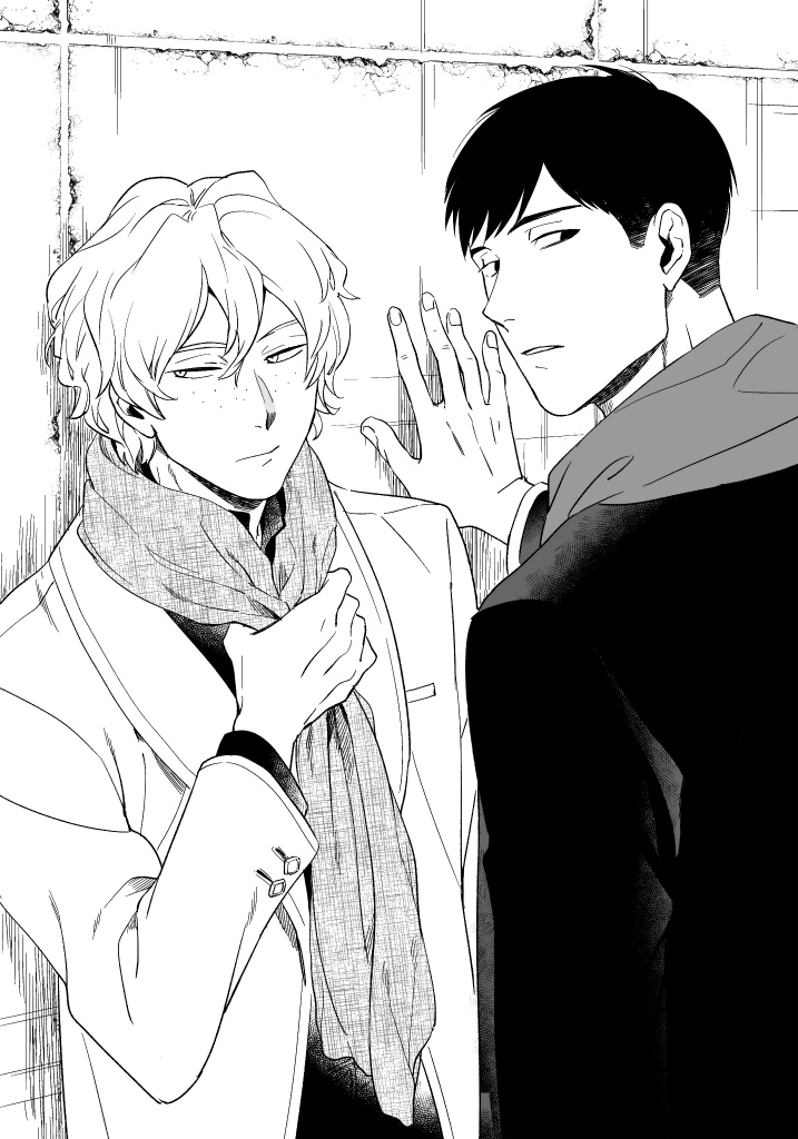 とてもボーイズラブを意識して描いた(のに結局使い道が無かった)壁トン #悪癖 