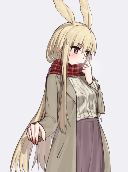 その…今日は一段と寒くって雪も降るかもしれないって…それでその、私ったらうっかりして手袋を忘れてしまって…それで…もし、もしですけど、繋いでもらえると温かいのではないかと…少しくらいなら我慢できますけど、でも、一日となるとやはり悴んで辛いですから…ですから…その…手を… 