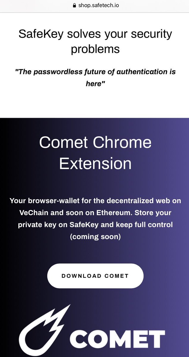 Development of Multi-Payment Protocol that allows multiple transactions with the click of one button, greatly reducing gas fees -  #ThorPay ( #BinPay )browser wallet extension for all VIP related tokens, I like to call it the  @metamask_io of  @vechainofficial  -  #Comet