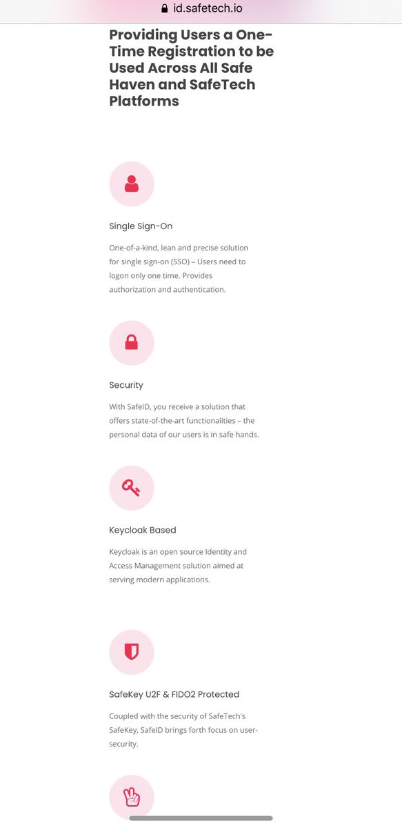 Platform for users to register a Single-Sign-On ( #SSO) account, which will be utilized for accessing all  #SafeHaven &  #SafeTech platforms -  #SafeIDDirectory of legal entities for clients of  @Inheriti_com to seek assistance while establishing decentralized inheritance-  #TAN