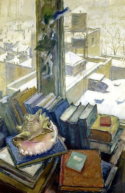 JohnConstableRA's tweet photo. Good Day!
New York Rooftops, My Windows in New York by Mstislav Dobuzhinsky 1943
(Ashmolean Museum) https://t.co/dQp4sPoL25