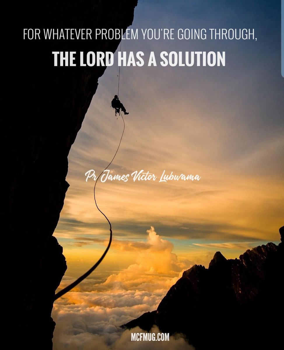 mcfmug's tweet photo. The Lord knows all your concerns, but whatever trials and afflicting situation you going through, you are supposed to tell them to God and only then will He bring deliverance - for whatever problem you're going through, the LORD has a solution
(Psalm 34:19) https://t.co/5Y0yzs0bqK
