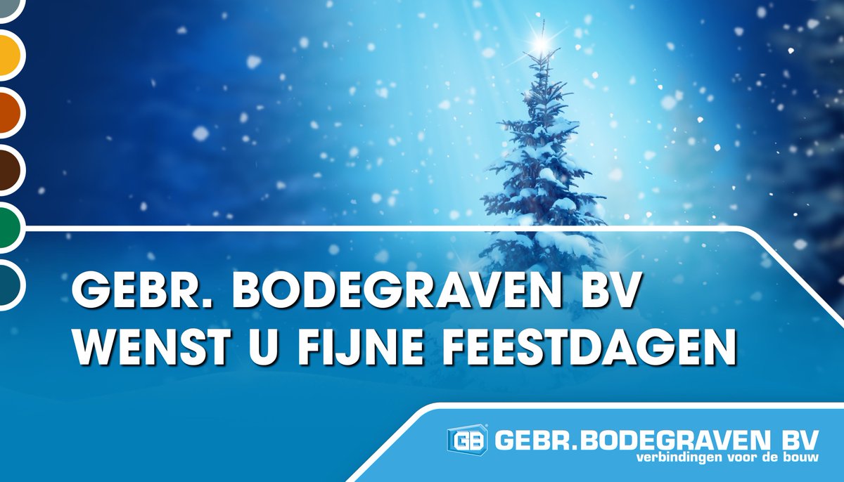 GebrBodegraven's tweet image. In verband met de feestdagen is ons bedrijf gesloten vanaf vrijdagmiddag 18 december 12:00 uur t/m vrijdag 1 januari 2021.

Wij wensen u fijne feestdagen en een prettige jaarwisseling toe.

Gebr. Bodegraven BV