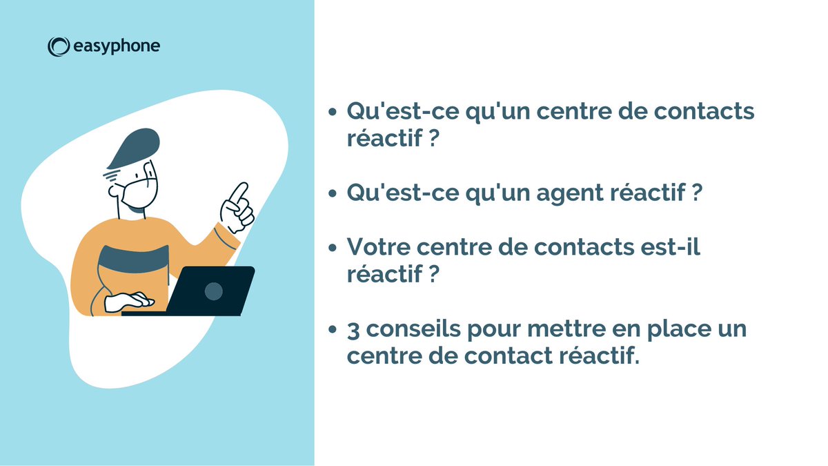 EasyphoneFrance's tweet photo. Pour vous aider à comprendre ce qu'est un #centredecontacts #réactif, nous avons créé une série de #blogs qui répondront à toutes vos questions !

Découvrez nos blogs en cliquant ici 👉 https://t.co/Z78iwPjx2q

Bonne lecture !

#software #expérienceclient #logiciels https://t.co/xphZG2eUfT