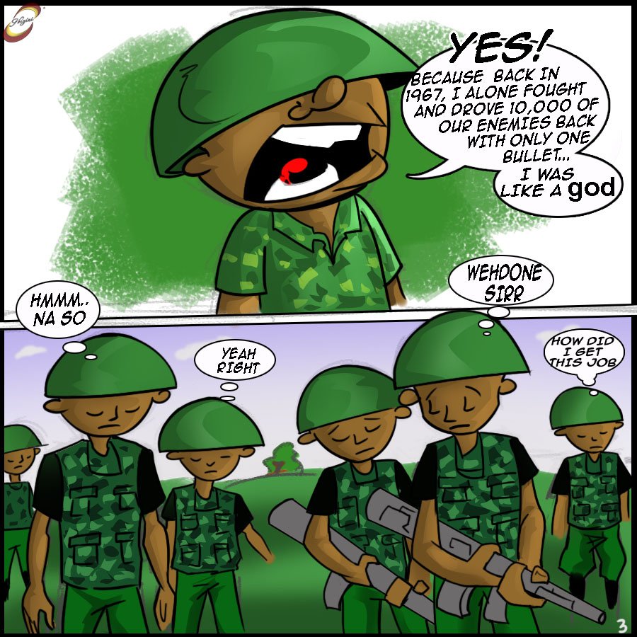 gbizini's tweet photo. Hey guys... Here's introducing the  Commander, .. An overzealous, pumped hilarious commander of the army.

Don't have more ideas with him yet, but lolz, who knows

👌👍🏾 Thumbs up if you like this and would like to see more of #thecommanderinchief 
Enjoy https://t.co/acOq2cuuLp