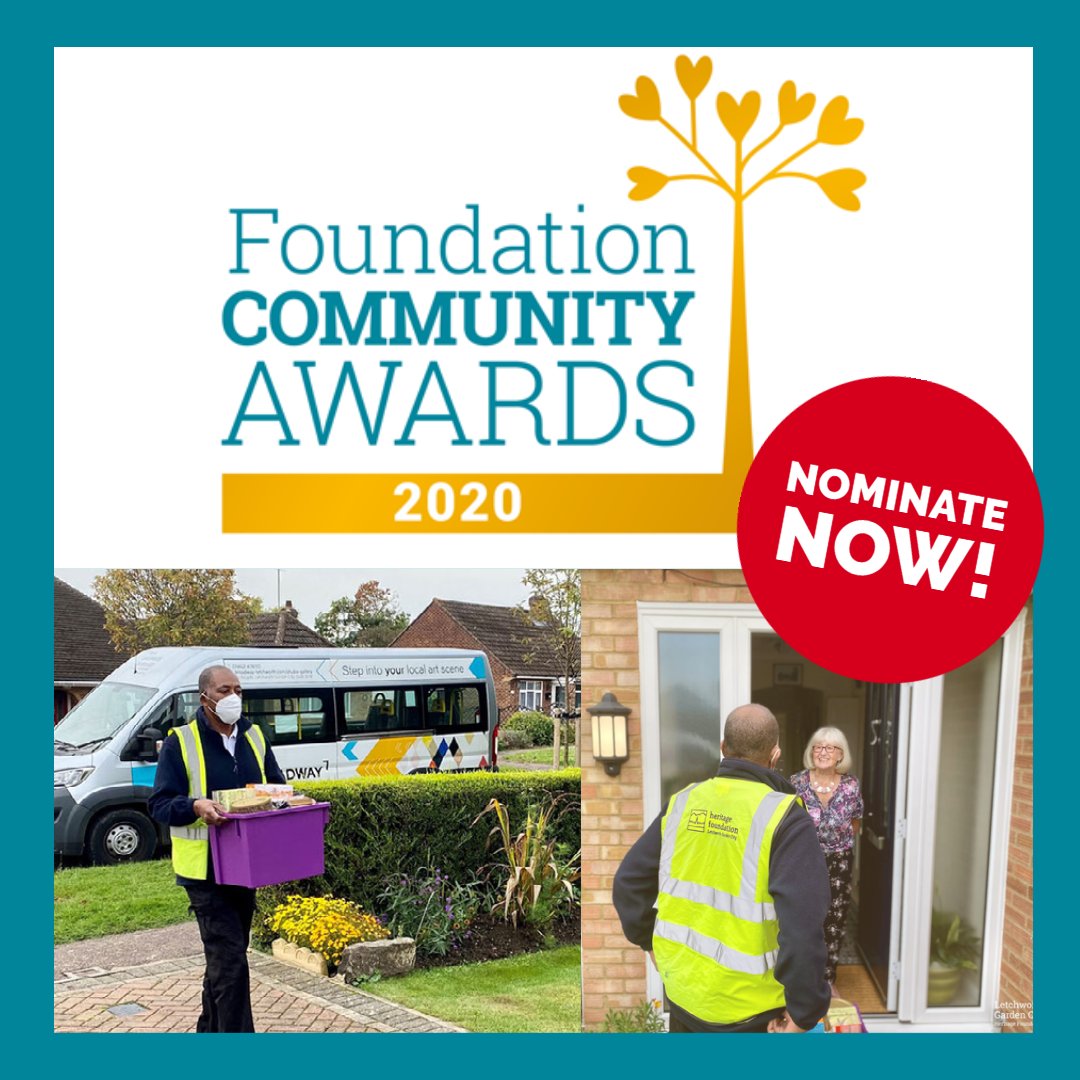 LetchworthGC's tweet photo. Only one week left to nominate for the Letchworth Heritage Foundation Community Awards 2020!! Let people, businesses and groups know the difference they made to Letchworth this year. 

https://t.co/gtpcJEHdSd https://t.co/VTkqLf6hcG