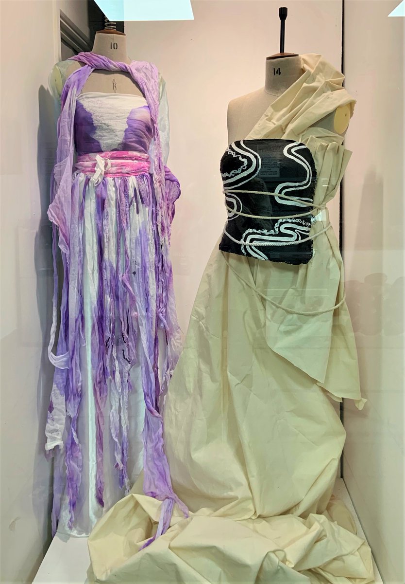 WiltsColl's tweet photo. We love these new window displays at our Trowbridge Art and Design exhibition!👗
These are part of our Level 3 Art and Design Students’ Year 2 exhibition, which is a response to their latest project of 'Isolation and Freedom'.
#wearewiltshire #wiltscoll #artanddesign #textiles https://t.co/4ioWCod3z6