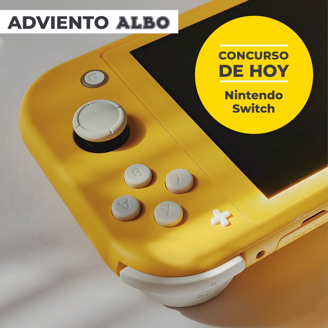 ¡SEMANA DE ADVIENTO! ​

¡Seguimos repartiendo premios! Qué te parece adelantarte a la Navidad y llevarte una Nintendo, ¿suena bien verdad?​

¡Completa el formulario y verifica al instante si eres el ganador! 🍀​

👉 ​pr.easypromosapp.com/p/908836

#AdvientoALBO