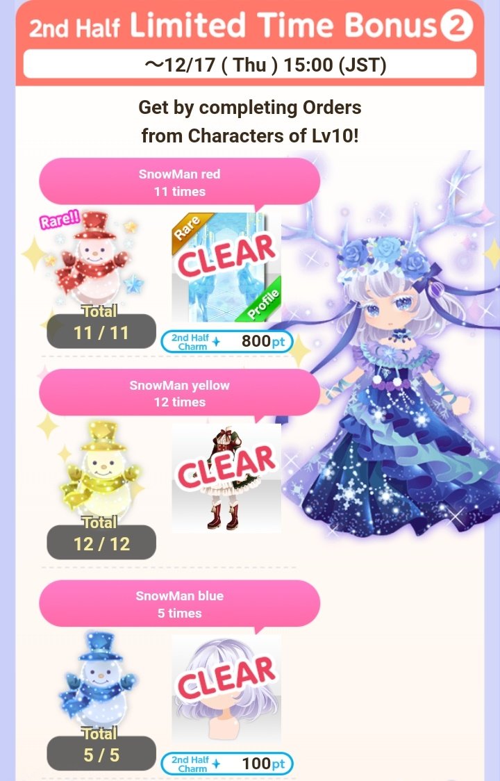 Shobhy3's tweet photo. ❄️Snowy Christmas Gift Event☃️
2nd Half Hyper Limited and Limited Bonus n.1 & 2!
#Snow #Christmas #Blue #giftevent #cocoppaplay #ココプレ #deliveryevent #cocoppamodels #cocoppaeyes #cocoppawallpaper #shobhy #hyperlimited #limited #cocoppastage https://t.co/hQDQEOtP3a