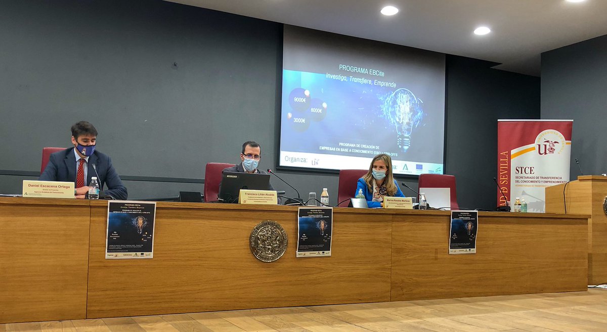 Siempre es un placer colaborar con la <a href="/unisevilla/">Universidad de Sevilla</a> , hoy es una responsabilidad ser jurado del programa EBCite para favorecer el #emprendimiento desde la #investigacion y la #transferencia en apoyo a la creación de #spinoff  
Magnífica y necesaria iniciativa! 👏🏻