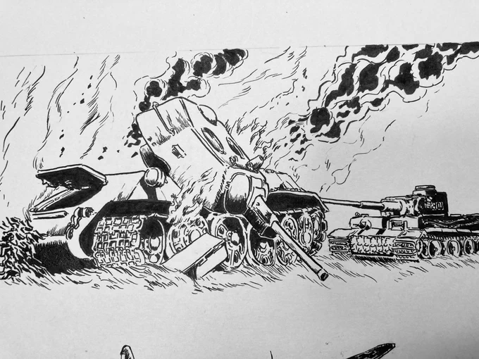 まだ読み始めた「クルスクの戦い1943」だけど、著者のローマン・テッペルは両軍の戦車性能についてもかなり詳しく書いている。
ティーガーやパンターばかりでなく各種自走砲などの評価や前線将兵の反応なども記述があり、戦史フアンはもちろんAFVモデラーも参考になるのでは。 
