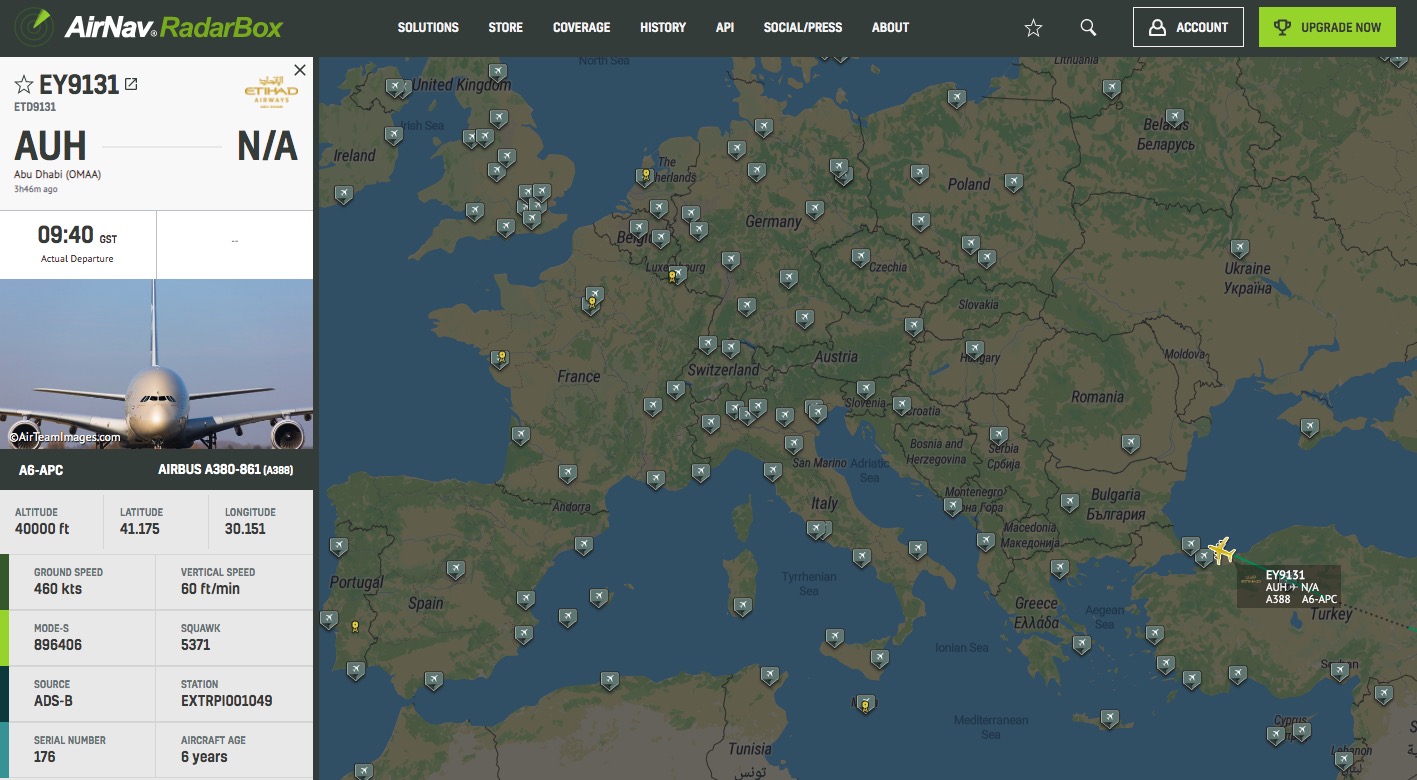 Etihad está enviando otro A380 (A6-APC) a Francia - Foro Aviones, Aeropuertos y Líneas Aéreas