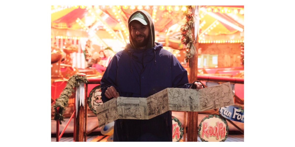 Who needs light amongst the darkness?
*Free* festive drawing workshop

5pm today
<a href="/RoyalDrawing/">Royal Drawing School</a> IG Live 🎄
Live from GRANGETOWN

Geraint shows you a unique way of making a sketchbook + documenting this strange festive season✨

#mindful #drawing #sketchbook #sketchmas #grangetown