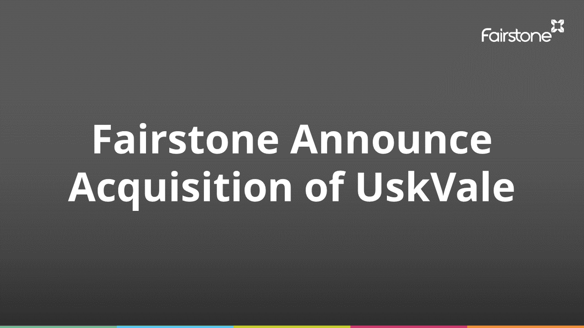 FairstoneGroup's tweet photo. Today we've announced the acquisition of UskVale Financial Planning, securing £120m in FUM and marking another significant step forward in our growth plan for 2020. 

Read the full article here: https://t.co/vfYdZ97hTd
#acquisitions #financialservices #OptimiseYourValue https://t.co/Pjkeg0Nxxj