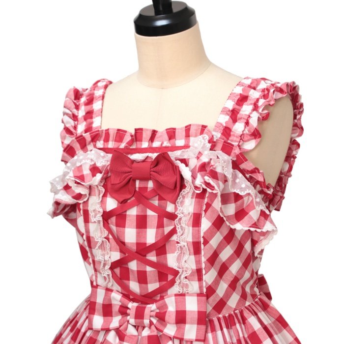 Wunderweltworld's tweet photo. New in stock (used) 👀 Angelic Pretty 💛 Osumashi Doll Gingham JSK 💛 https://t.co/Io6tFjNjL4 #wunderwelt #lolitafashion #angelicpretty #sweetlolita https://t.co/44LVY1xN25