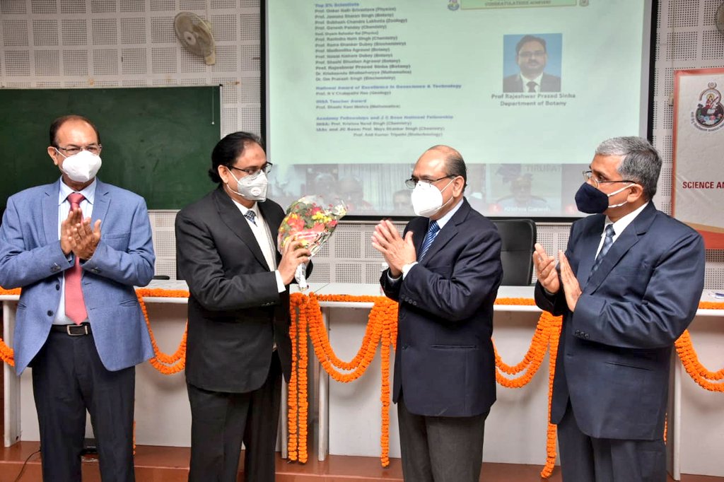 DeanScienceBHU's tweet image. Congratulations to 
Prof. SK Mishra
Prof. KN Singh
Prof. RP Sinha
Dr. K. Bhattacharya