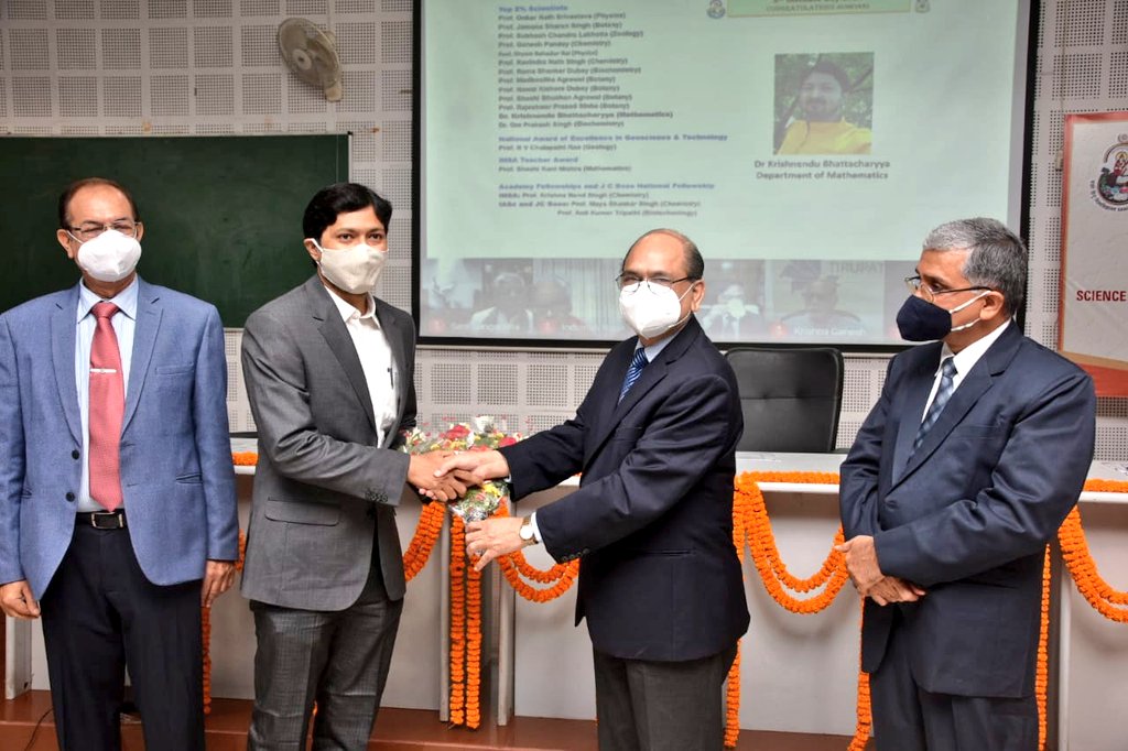 DeanScienceBHU's tweet image. Congratulations to 
Prof. SK Mishra
Prof. KN Singh
Prof. RP Sinha
Dr. K. Bhattacharya