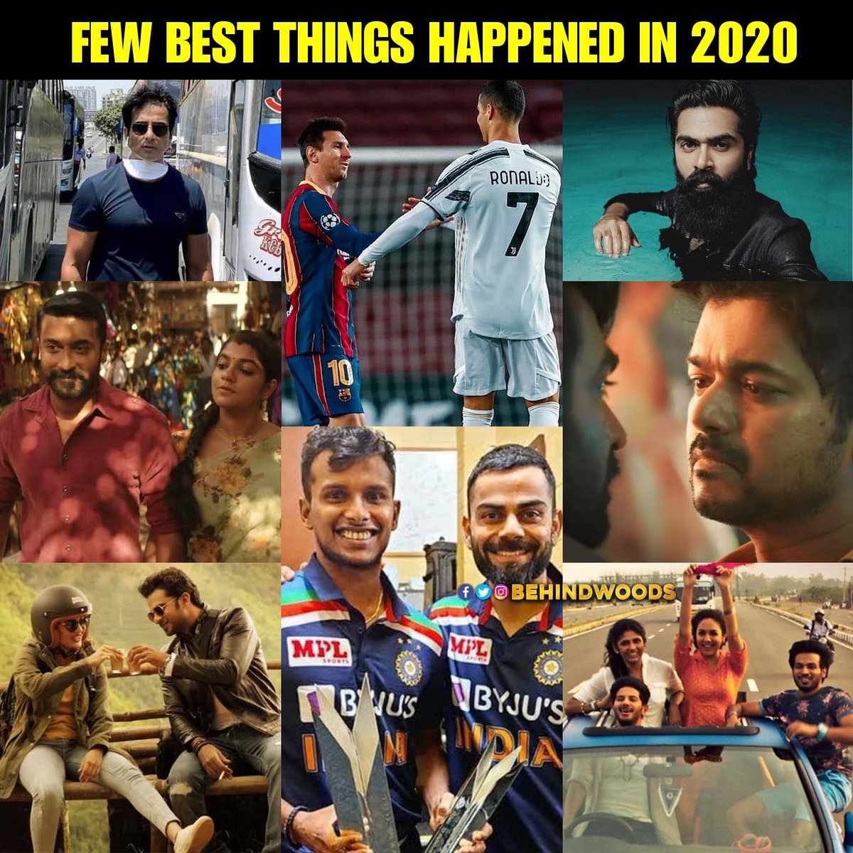 behindwoods's tweet photo. Edhachum Miss Panirundha Comment Pannunga! 😄❤

#BestMoments #YearEnd #Year2020 #YearRewind #Rewind https://t.co/Fgwo5vyzXv