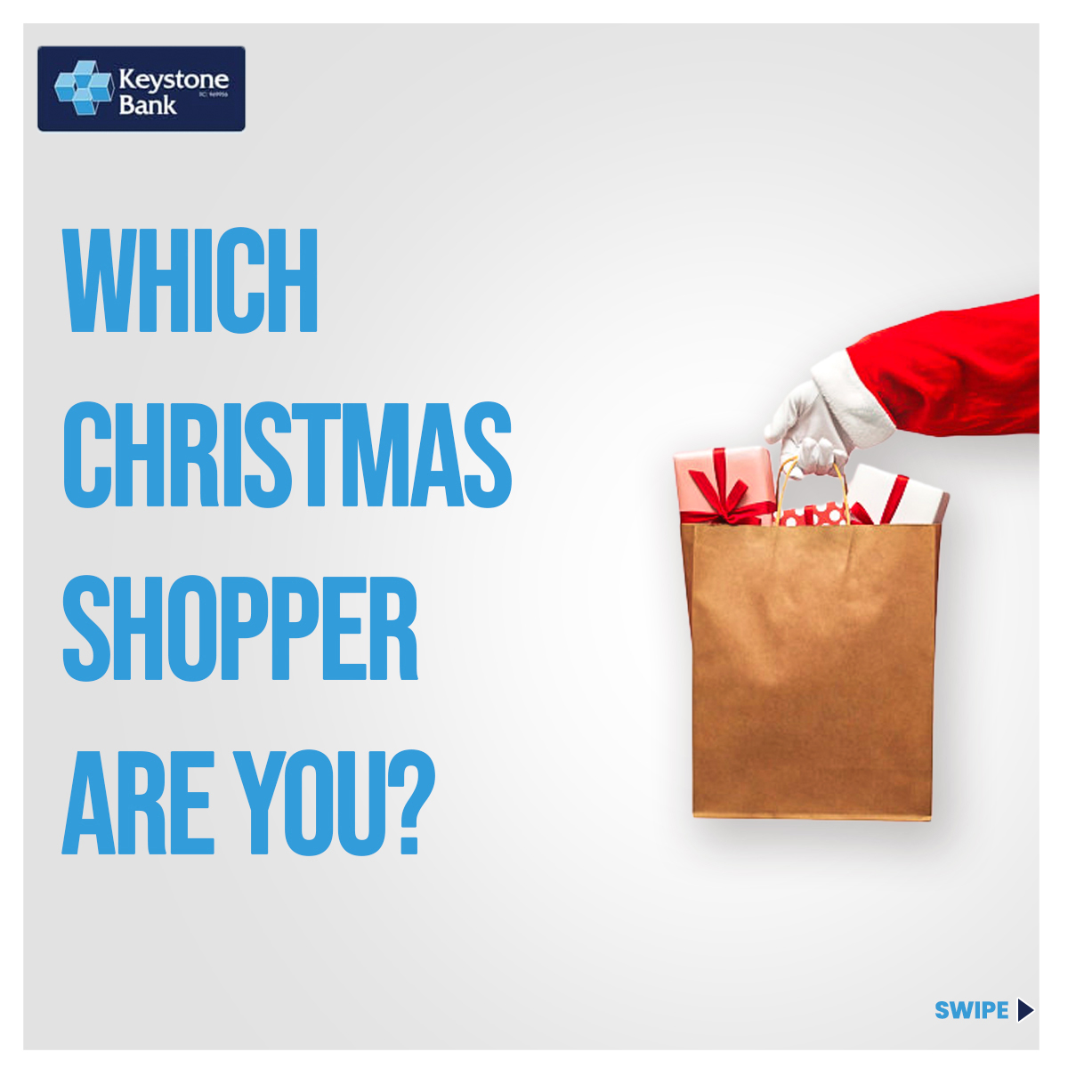 keystonebankng's tweet photo. Tell us the character that suits your personality during any festive season.

#KeystoneMobileBanking #StaySafe #WeGrowTogether #ChristmasIsInTheAir https://t.co/b9lMwZtgOI