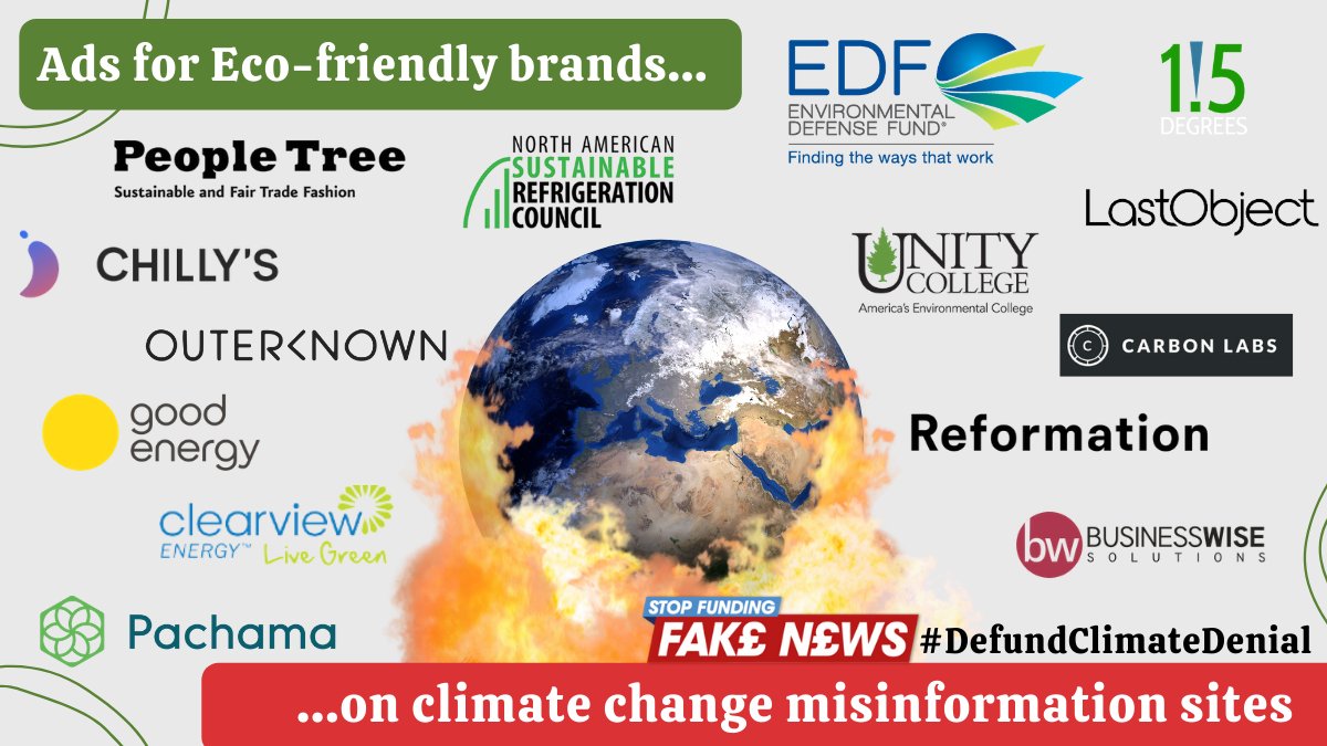 EXPOSEDHow green energy and environmental campaigns are *without their knowledge* funding the climate change Denial Machine.Find out how #DefundClimateDenial