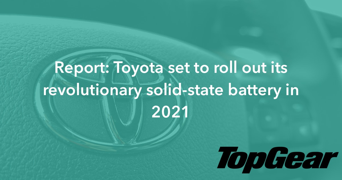 ev_sync's tweet photo. "The automotive industry is set for yet another big leap next year, as Toyota is reportedly on the verge of rolling out its “game-changing” solid-state battery." ⚡️

https://t.co/AhH7J670qP

#fuelischanging #ecars #buyecars #EV #climatechange #cleanenergy #toyota #battery https://t.co/s2CjZDxbP5