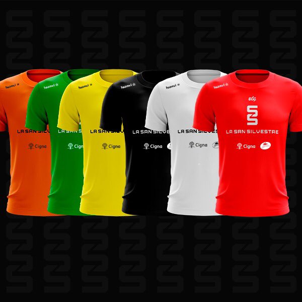 RunningHumanes's tweet photo. Queda poco para el 31 de diciembre. Y ese día se corre la San Silvestre de Humanes Virtual.

Te recordamos que tienes que entrar en la @LaSanSilvestre y elegir nuestra carrera. Podrás optar entre la inscripción sin camiseta o la que incluye una de estas seis camisetas https://t.co/SfuBjIzSwZ