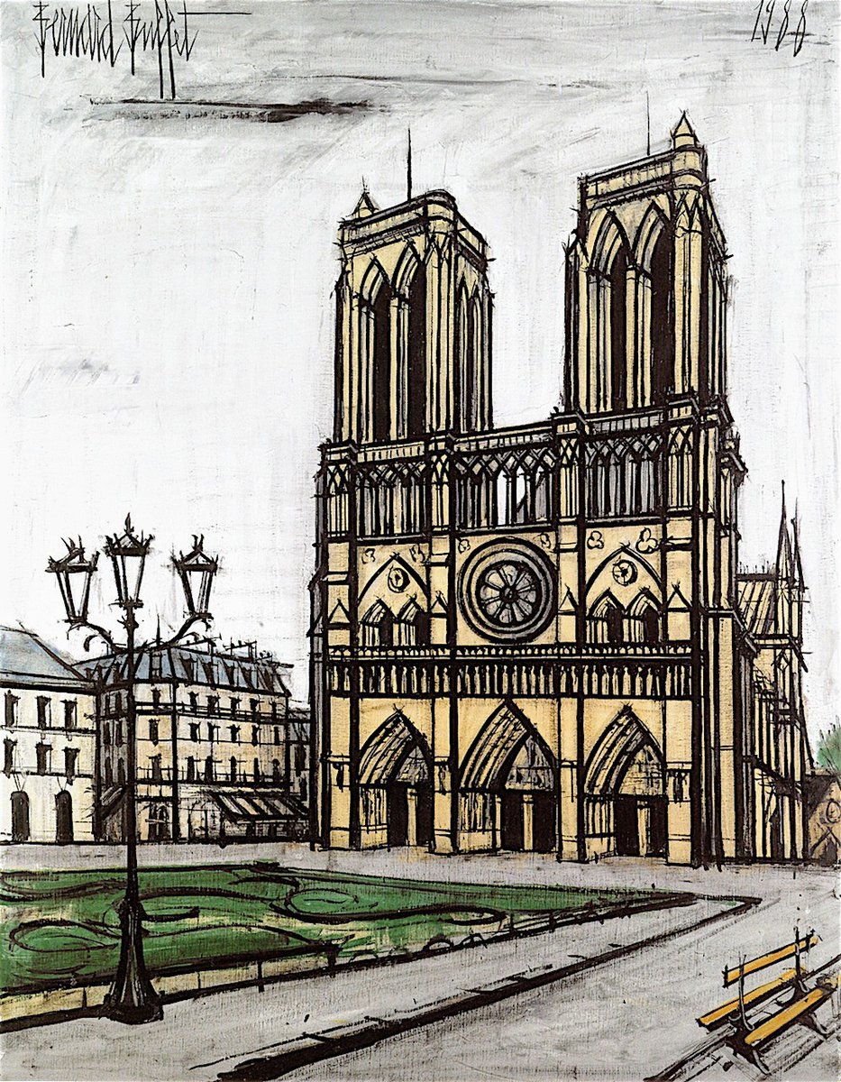 Notre Dame de Paris, 1988
#BernardBuffet