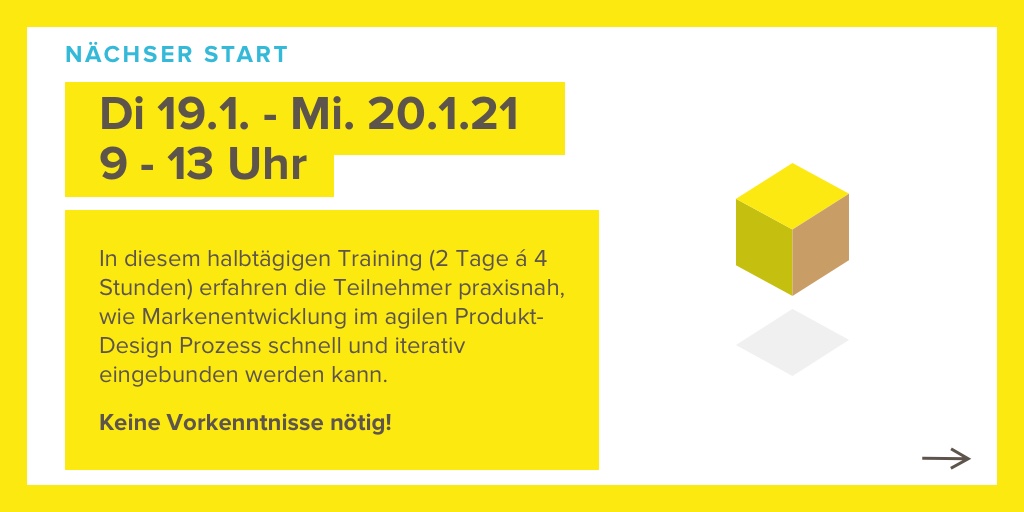 SFTdigital's tweet photo. Lean Branding am 19. und 20. Januar (jeweils 9 bis 13 Uhr).
Jetzt informieren und anmelden: https://t.co/G6hOPxv307

#leanbranding #digitalwerden #spacefortransformation #training https://t.co/zIWCiN65Ve