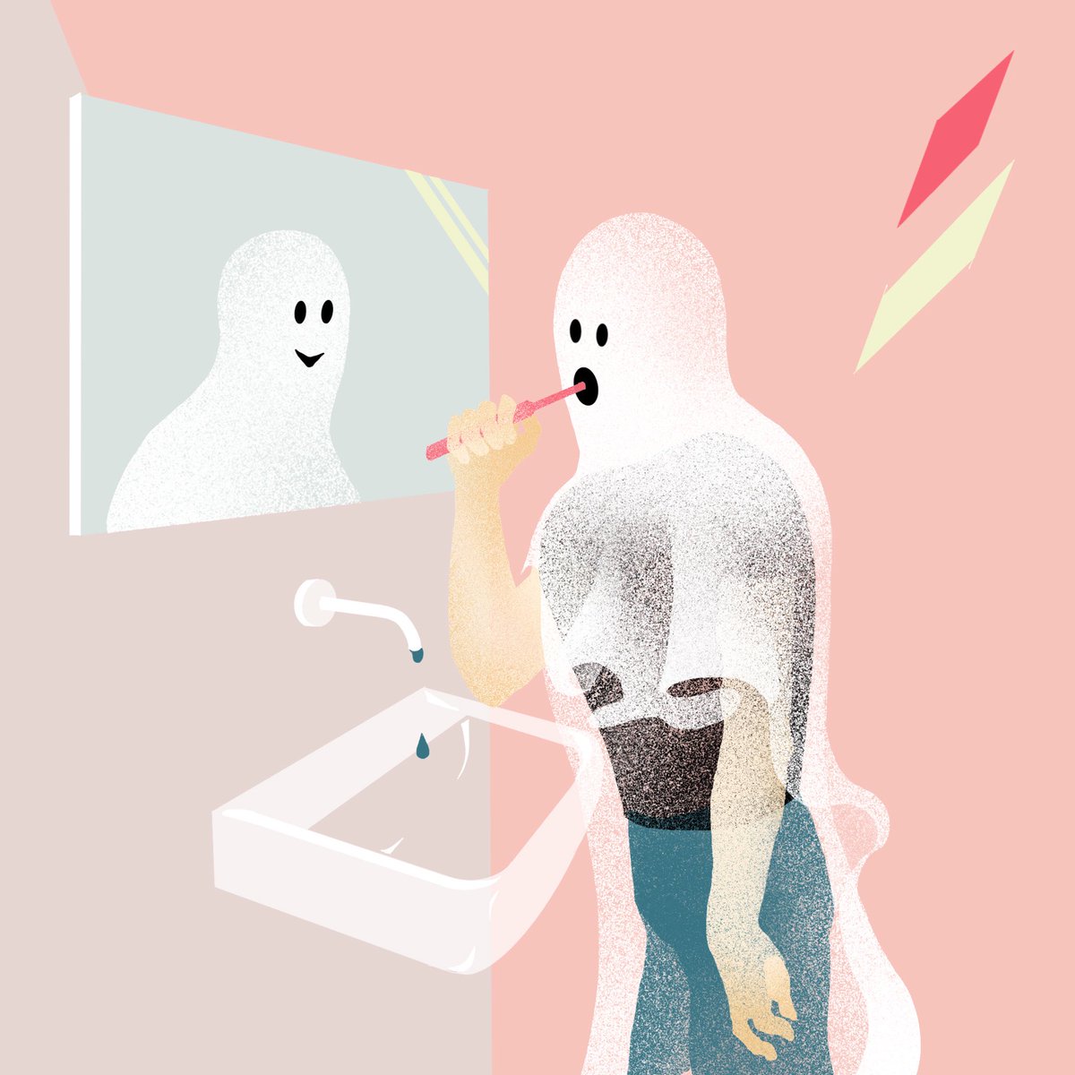 utaughost's tweet image. ghostが歌い、ladyが恋をする絵本のようなアニメーションをつくっています。
#これが私の代表作